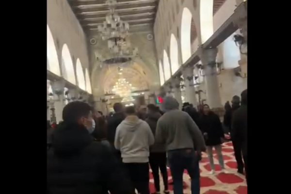 درهای مسجد الاقصی به روی روزه داران گشوده شد + عکس و فیلم