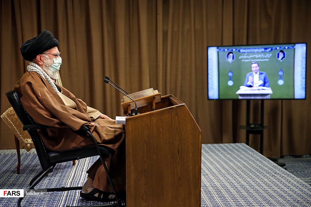 برپایی محفل قرآنی طلیعه رمضان 1400 در محضر رهبر انقلاب برپایی محفل قرآنی طلیعه رمضان 1400 در محضر رهبر انقلاب