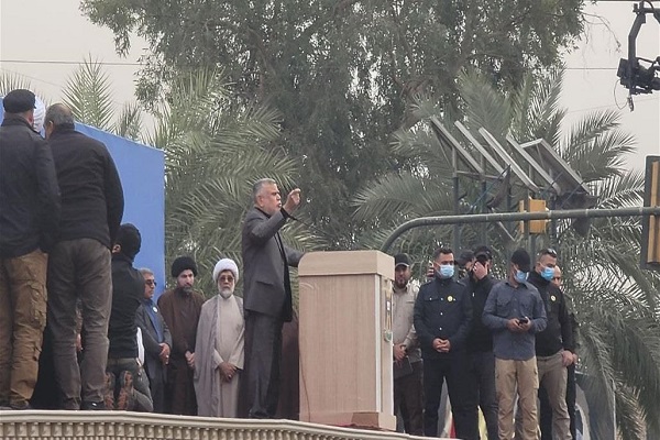 تجمع میلیونی بغداد به مناسبت سالگرد شهادت سردار سلیمانی:خونبهای این شهدا خروج کامل نظامیان اشغالگر است تجمع میلیونی بغداد به مناسبت سالگرد شهادت سردار سلیمانی:خونبهای این شهدا خروج کامل نظامیان اشغالگر است