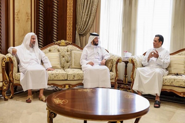 بازدید فرزند عبدالباسط از مجمع قرآن شارجه