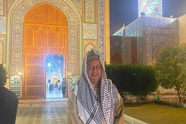 زیارت رئیس سازمان اوپک از بارگاه مطهر امام علی (ع)
