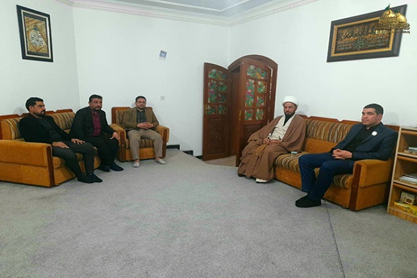 دیدار اعضای آستان مقدس کاظمی و دیوان اوقاف شیعیان عراق 