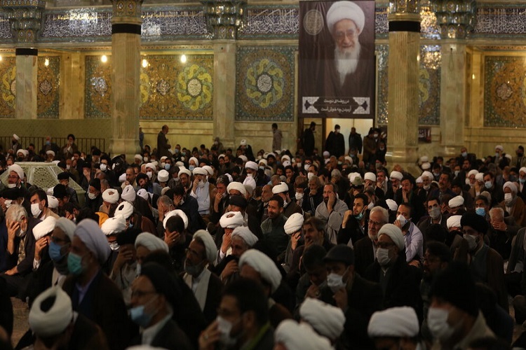 مراسم بزرگداشت اولین شب ارتحال آیت&zwnj;الله العظمی صافی در قم برگزار شد