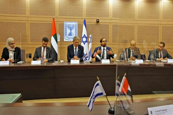 حضور هیئت پارلمانی امارات در کنست رژیم صهونیستی حضور هیئت پارلمانی امارات در کنست رژیم صهونیستی