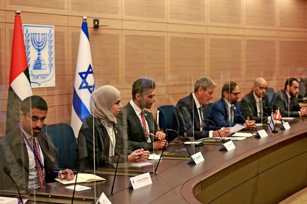 حضور هیئت پارلمانی امارات در کنست رژیم صهونیستی حضور هیئت پارلمانی امارات در کنست رژیم صهونیستی