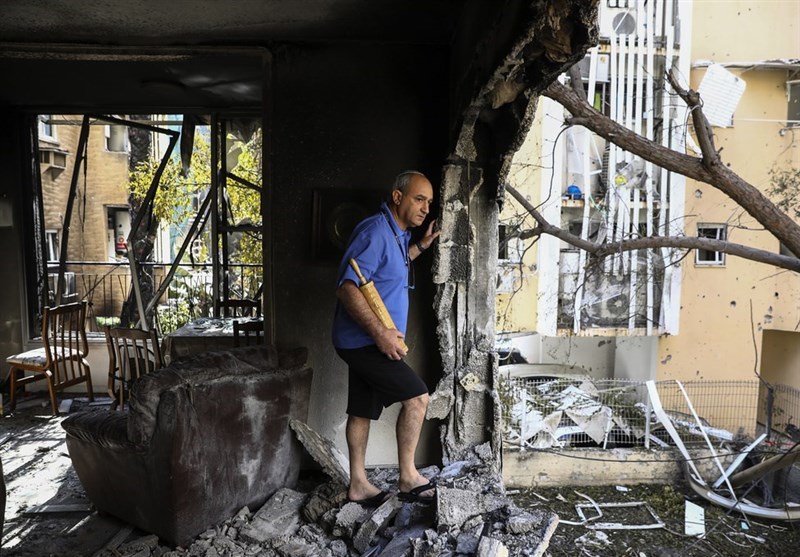 تصاویر اختصاصی گردان&zwnj;های قسام از خسارات موشکی در فلسطین اشغالی