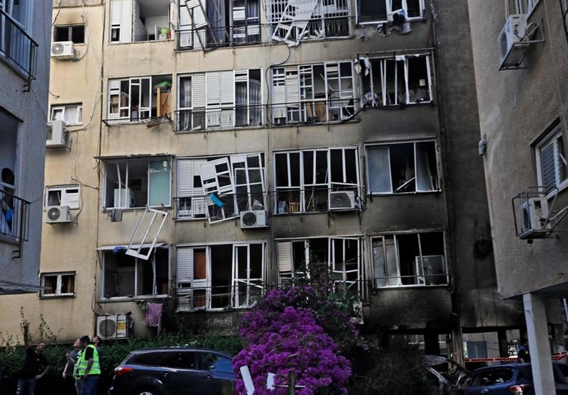 تصاویر اختصاصی گردان&zwnj;های قسام از خسارات موشکی در فلسطین اشغالی