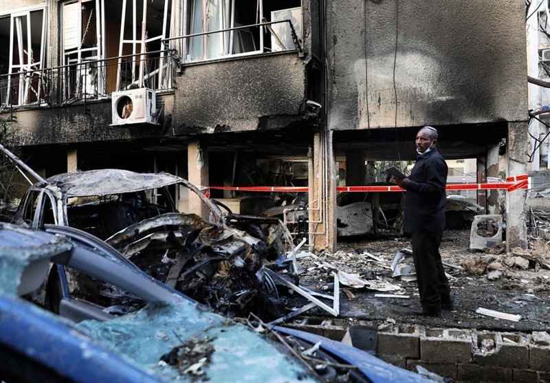 تصاویر اختصاصی گردان&zwnj;های قسام از خسارات موشکی در فلسطین اشغالی