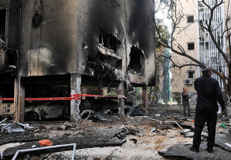 تصاویر اختصاصی گردان&zwnj;های قسام از خسارات موشکی در فلسطین اشغالی