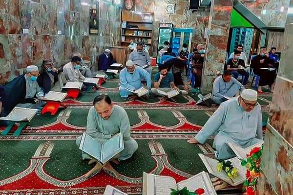 استقبال شهروندان عراقی از ختمهای رمضانیه ترتیل قرآن + عکس استقبال شهروندان عراقی از ختمهای رمضانیه ترتیل قرآن + عکس