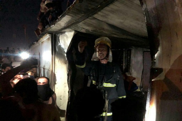 سه روز عزای عمومی در پی آتش&zwnj;سوزی در بیمارستان امام حسین(ع) ناصریه / واکنش مقامات عراقی + فیلم