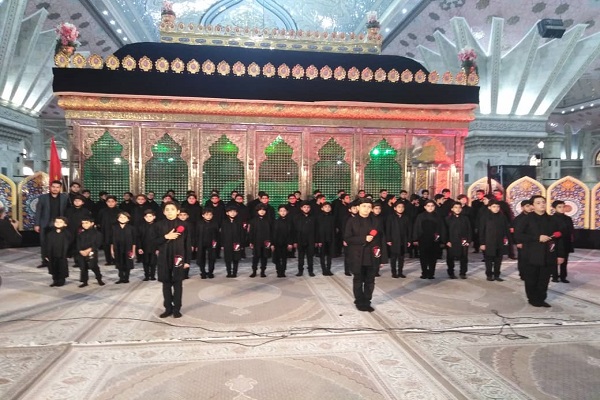 عهد هزاران نوجوان با حضرت قاسم(ع)/ عاشورایی ایستاده&zwnj;ایم