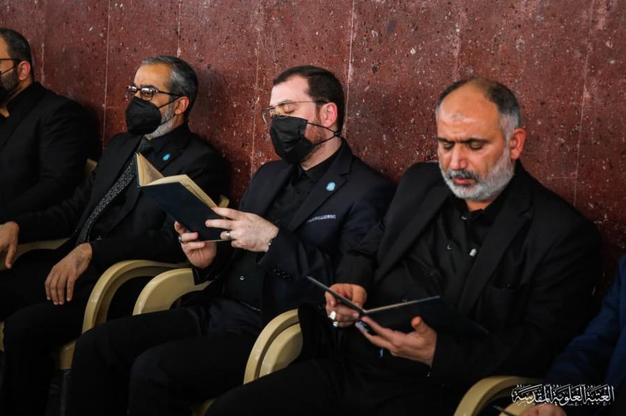 تصاویری از مراسم ترحیم آیت&zwnj;الله حکیم در حرم امام علی(ع)