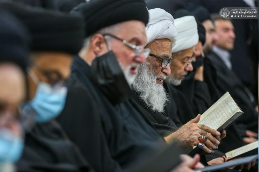 تصاویری از مراسم ترحیم آیت&zwnj;الله حکیم در حرم امام علی(ع)