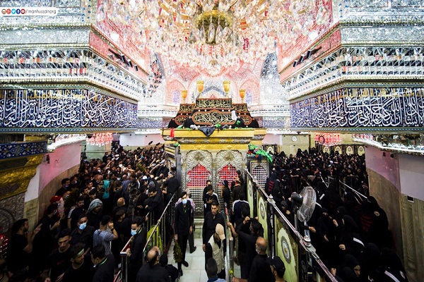 تصاویری از ضریح امام حسین(ع) در آستانه اربعین حسینی