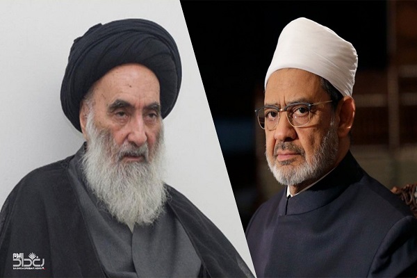 دیدار شیخ الازهر با آیت&zwnj;الله سیستانی تقویت همزیستی ادیان را در پی دارد