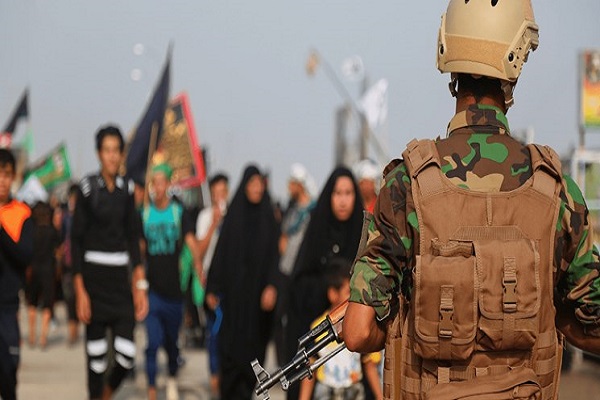 فعالیت بیش از ۹ هزار نیروی حشدالشعبی برای تأمین امنیت مراسم اربعین