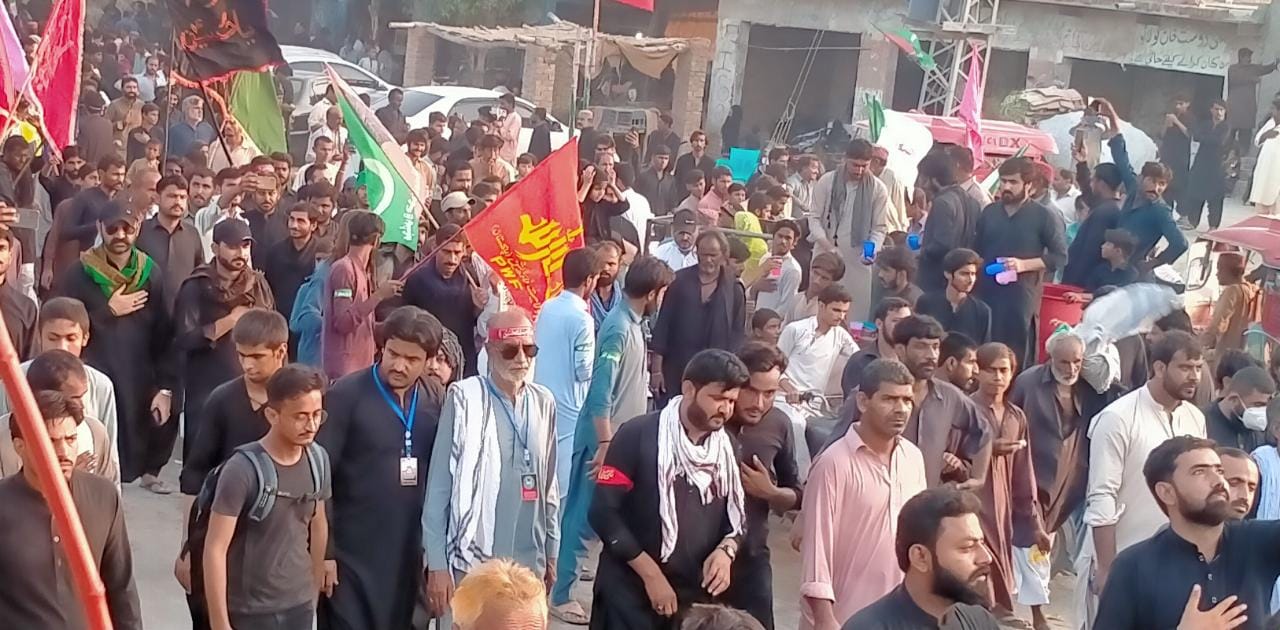 پیاده&zwnj;روی اربعین در جیکب&zwnj;آباد ایالت سند پاکستان (عکس+ فیلم)