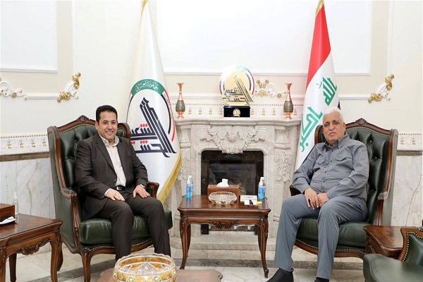 دیدار نمایندگان الحشد الشعبی با هیئت نمایندگی شیعه عراق