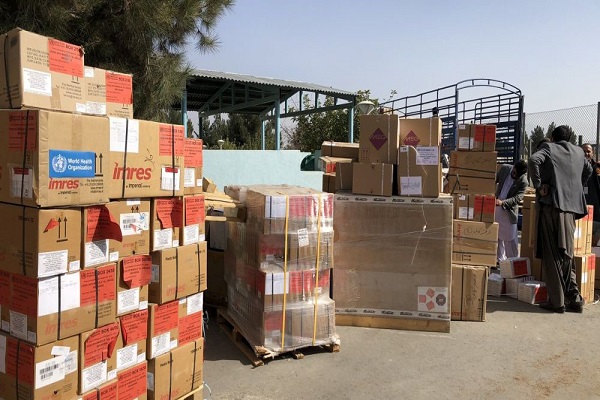ارسال 229 تن اقلام پزشکی سازمان بهداشت جهانی به افغانستان ارسال 229 تن اقلام پزشکی سازمان بهداشت جهانی به افغانستان