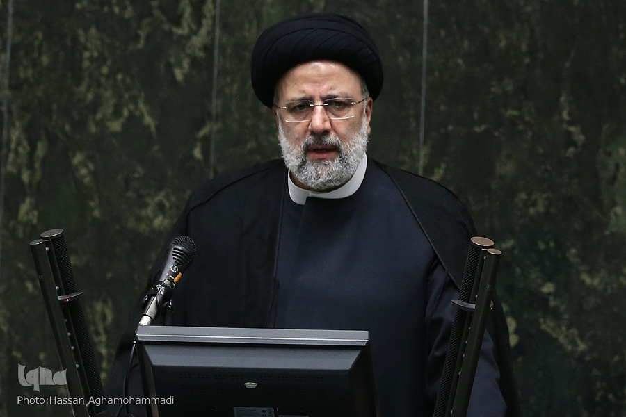 حجت&zwnj;الاسلام رئیسی در مجلس