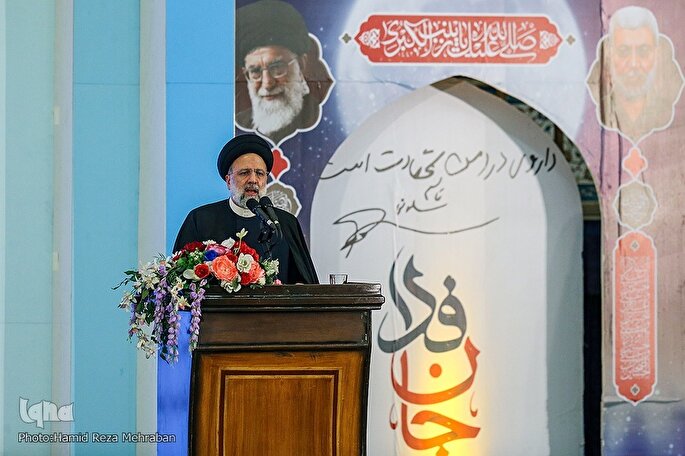 حجتالاسلام رئیسی مراسم سالگرد شهادت سردار سلیمانی حجتالاسلام رئیسی مراسم سالگرد شهادت سردار سلیمانی