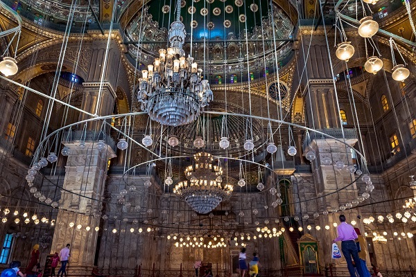 مسجد محمدعلی جواهری بر فراز ارگ قاهره