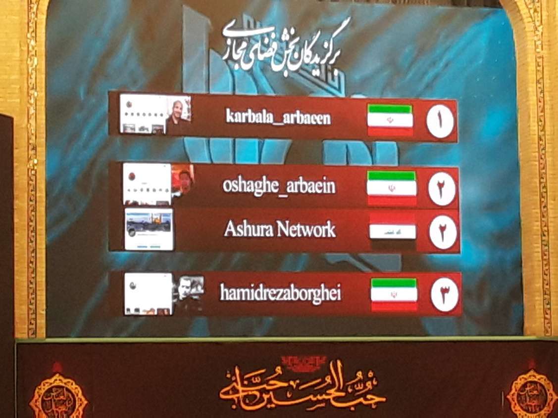 اعلام برترینهای هشتمین جایزه جهانی اربعین اعلام برترینهای هشتمین جایزه جهانی اربعین