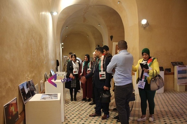 برپایی نمایشگاه هنری همبستگی با فلسطینیان در مراکش + عکس برپایی نمایشگاه هنری همبستگی با فلسطینیان در مراکش + عکس