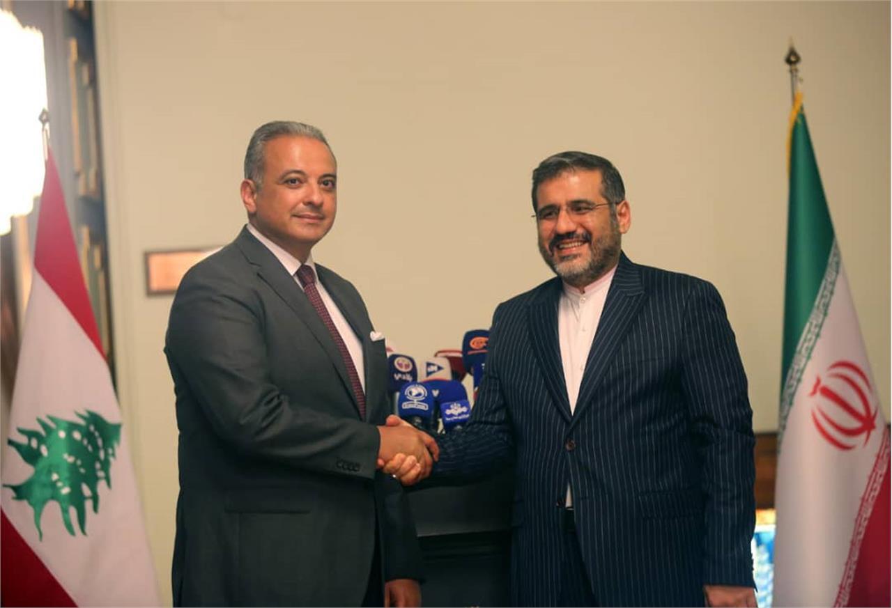 نشست خبری وزرای فرهنگ ایران و لبنان