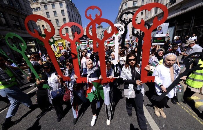 تظاهرات گسترده جهانی در محکومیت ترور ابوعاقله  + فیلم