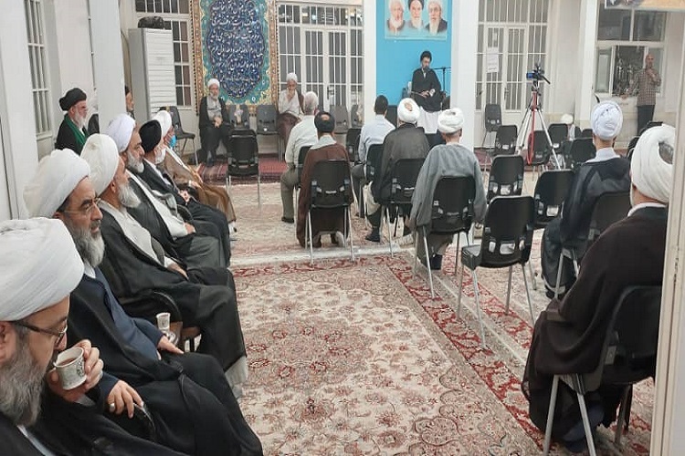 برگزاری مراسم سالروز شهادت حضرت حمزه و عبدالعظیم در دفتر آیت&zwnj;الله فاضل لنکرانی