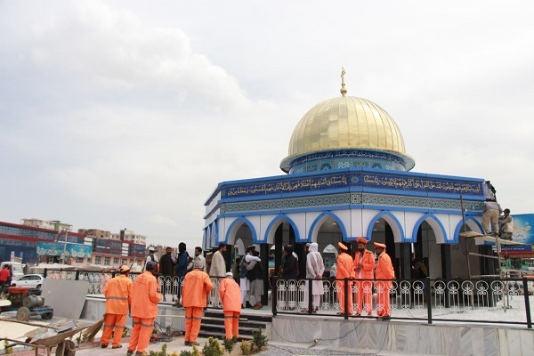 رونمایی از نماد مسجد الاقصی در پایخت افغانستان + عکس رونمایی از نماد مسجد الاقصی در پایخت افغانستان + عکس