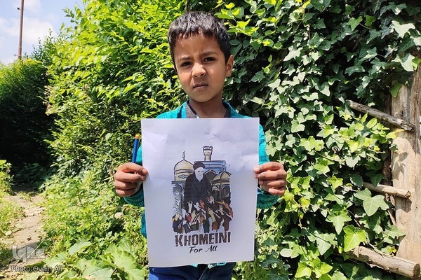 عکس | کمپین کشمیری&zwnj;ها در گرامیداشت یاد و خاطره امام راحل (ره)