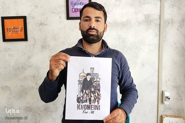 عکس | کمپین کشمیری&zwnj;ها در گرامیداشت یاد و خاطره امام راحل (ره)