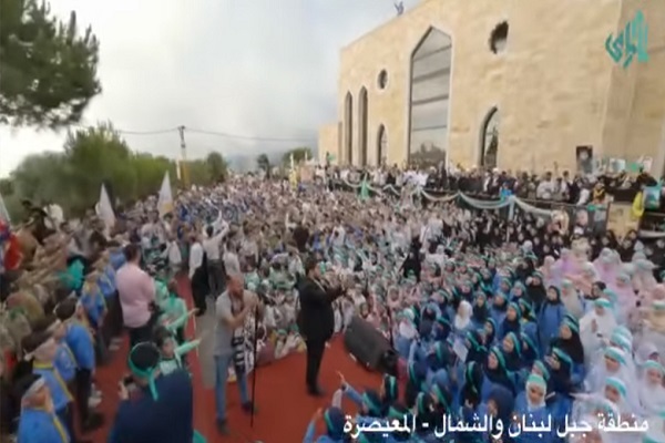 اجتماع سلام فرمانده در منطقه جبل لبنان