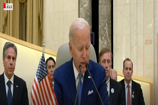 بایدن در اجلاس جده بایدن در اجلاس جده