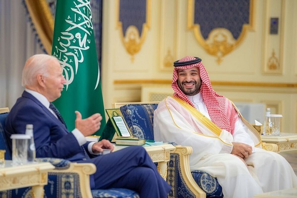 دیدار بایدن با ملک بن سلمان، ولیعهد سعودی دیدار بایدن با ملک بن سلمان، ولیعهد سعودی