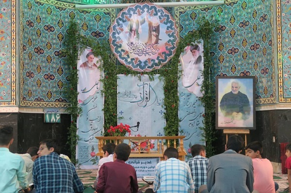 مسابقه قرآنی غدیر در پایگاه شهید محمود اکبری برگزار شد