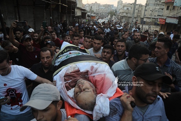 تشییع پیکر شهدای فلسطینی در باریکه غزه تشییع پیکر شهدای فلسطینی در باریکه غزه