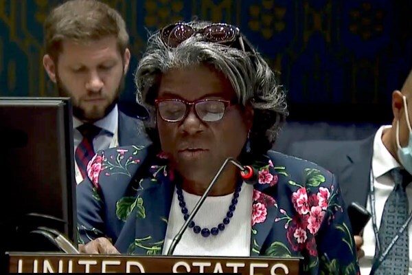 لیندا توماس ـ گرینفیلد، نماینده آمریکا در سازمان ملل لیندا توماس ـ گرینفیلد، نماینده آمریکا در سازمان ملل،