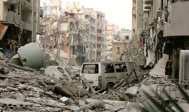 آثاری از ویرانههای نبرد تموز در سرزمینهای اشغالی آثاری از ویرانههای نبرد تموز در سرزمینهای اشغالی