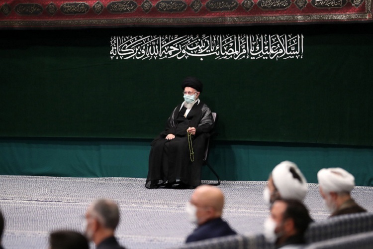 مراسم عزاداری اربعین با حضور رهبر انقلاب