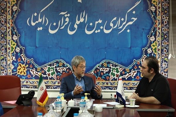 حضور یاسایوکی ماتسوناگا، استاد دانشگاه توکیو در خبرگزاری ایکنا حضور یاسایوکی ماتسوناگا، استاد دانشگاه توکیو در خبرگزاری ایکنا