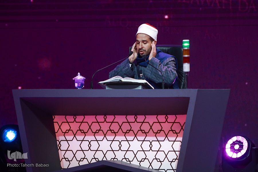 محمد علاء‌الدین شرکت کننده مصری در مسابقات قرآن مالزی