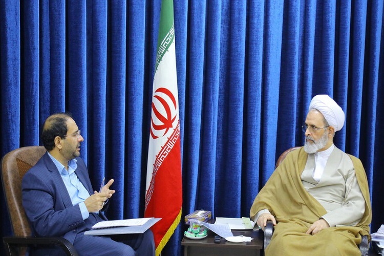 علیرضا اعرافی و معاون وزیر علوم