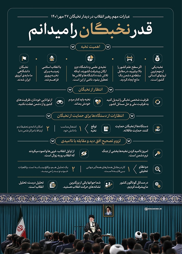 قدر نخبگان را میدانم