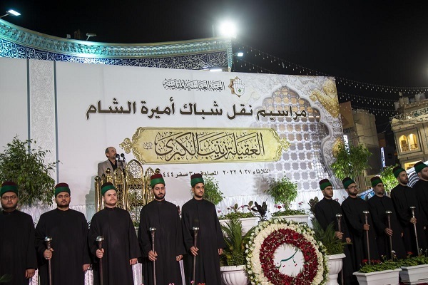 برگزاری مراسم انتقال ضریح جدید به حرم حضرت زینب (س)