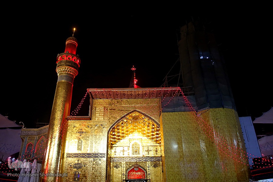 دلیل پوشاندن ایوان نجف