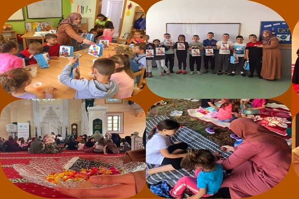 بخشی از فعالیتهای اجیمی سوجویاوا، مبلغ و معلم کوزوویی و مسئول حوزه زنان در  مرکز اسلامی کوزوو